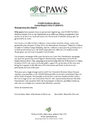 CPAWS NAB Annual Report 2016
