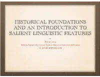 June 27 African American Class by Baugh.Pdf
