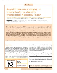 Magnetic Resonance Imaging