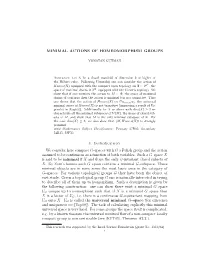 Minimal Actions of Homeomorphism Groups