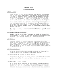 Section 02270 Slope Protection Part 1