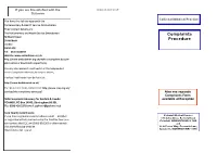 Complaints Procedure