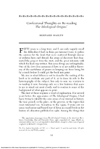 Confessional Thoughts on Re-Reading the Ideological Origins*