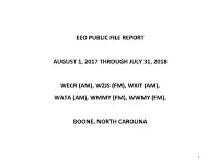 Eeo Public File Report