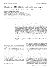 Estimating the Redshift Distribution of Photometric Galaxy Samples