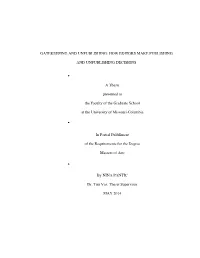 Gatekeeping and Unpublishing: How Editors Make Publishing