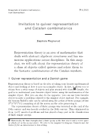 Invitation to Quiver Representation and Catalan Combinatorics