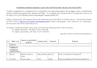 Proposals to Amend CITES Appendices I and II at the 14Th Meeting of the Conference of the Parties