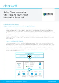 Safely Share Information While Keeping Your Critical Information Protected