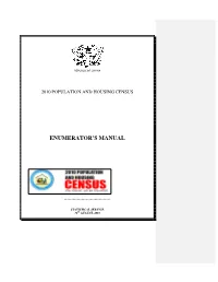 Enumerator's Manual F