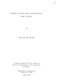 Attempts to Measure Annual Stellar Parallax