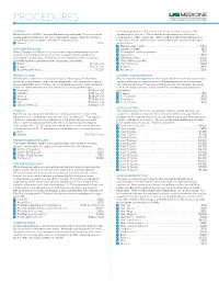 Cosmetic Dermatology Pricing and Procedures