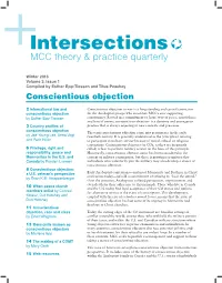 Intersections MCC Theory & Practice Quarterly