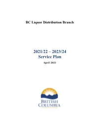 2021/22 – 2023/24 LDB Service Plan