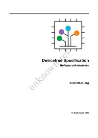 Devicetree Specification