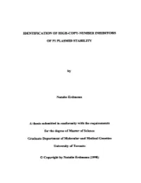 Identification of High-Copy-Number Inhibitors