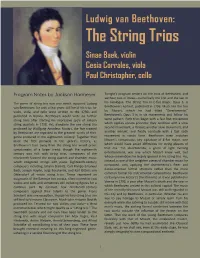 Ludwig Van Beethoven: the String Trios