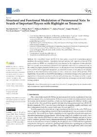 Structural and Functional Modulation of Perineuronal Nets: in Search of Important Players with Highlight on Tenascins