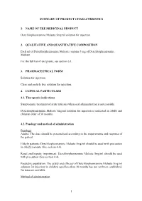 Technical File Or Summary of the Characteristics of The