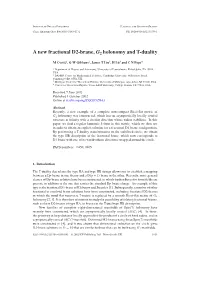 A New Fractional D2-Brane, G2 Holonomy and T-Duality