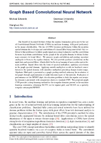 Graph Based Convolutional Neural Network