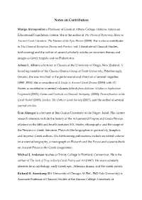 Notes on Contributors