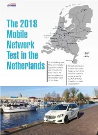 The 2018 Mobile Network Test in the Netherlands