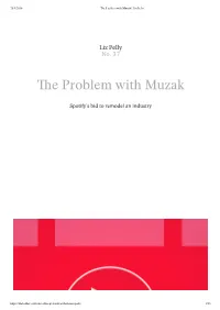 The Problem with Muzak | Liz Pelly