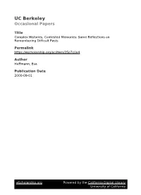 UC Berkeley Occasional Papers