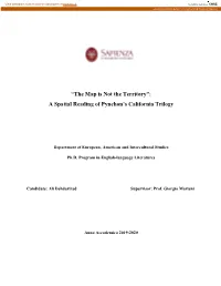 A Spatial Reading of Pynchon's California Trilogy