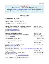 Instructor Textbooks