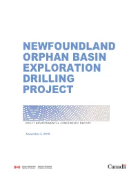 Newfoundland Orphan Basin Exploration Drilling Project