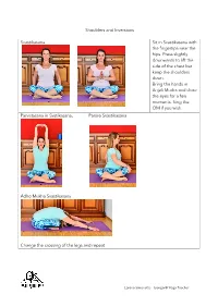 Shoulders and Inversions