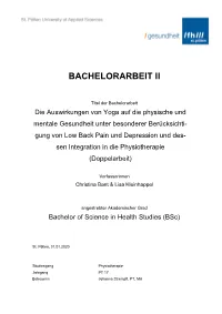 Bachelorarbeit Ii