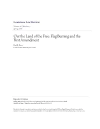 Flag Burning and the First Amendment Paul R