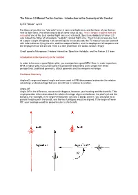 The Falcon 3 Tactics Manual