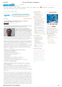 “The Year 2009 Will Be a Challenging Year Because of Reduction in D