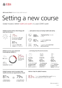 Setting a New Course Global Investors Rethink Health and Wealth in a Post-COVID World