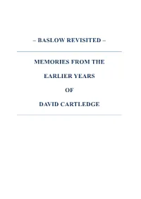 Baslow Revisited –