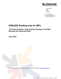 ENGAGE Briefing Note for Mps