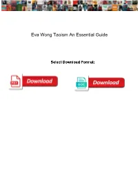 Eva Wong Taoism an Essential Guide