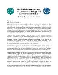 Reflection Papers for the Class of 2006