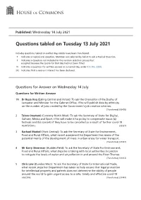 View Questions Tabled PDF File 0.24 MB