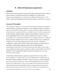 (ACIP) General Best Guidance for Immunization