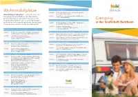 Camping Wohnmobilplätze
