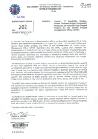 Conduct of Feasibility Studies, Master Plans and Project
