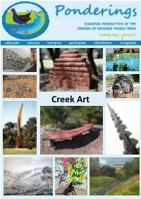 Creek Winter 2020 Issue 67