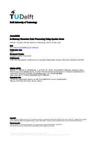 Delft University of Technology Arrowsam In-Memory Genomics