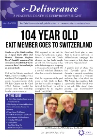 Exit Member Goes to Switzerland