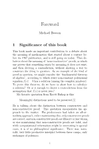 Foreword to Foundations of Constructive Analysis